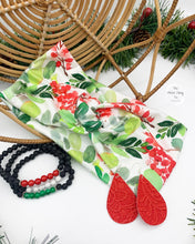 Load image into Gallery viewer, Eucalyptus and Berries Front Knot Headband
