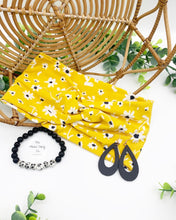 Load image into Gallery viewer, Mustard Flowers Front Knot Headband
