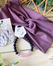 Load image into Gallery viewer, Lavender Front Knot Headband
