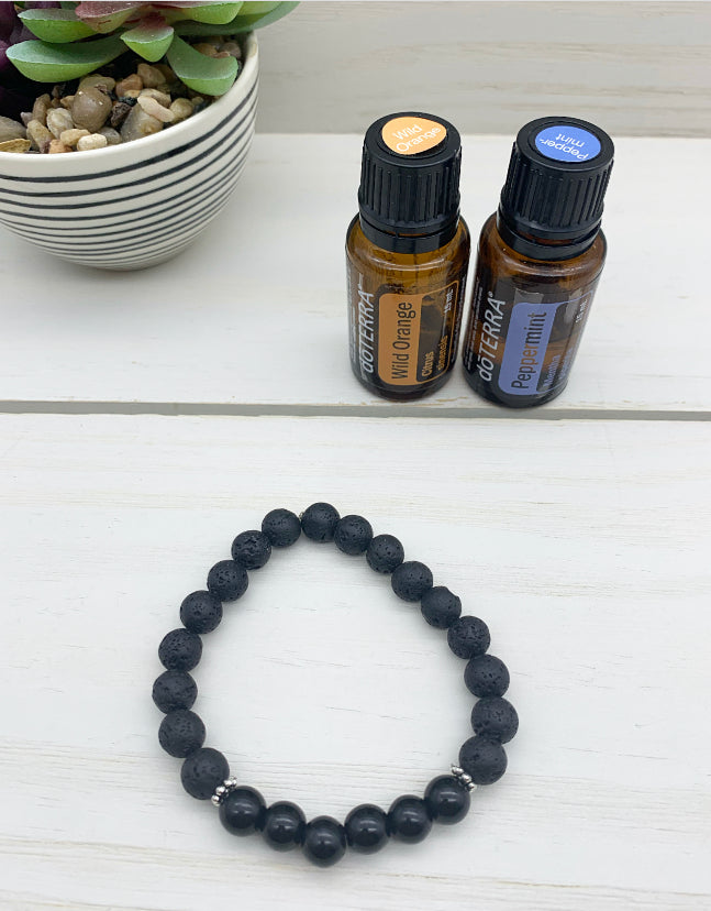 Black Diffuser Bracelet