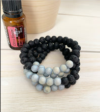 Load image into Gallery viewer, Blue Shimmer Diffuser Bracelet
