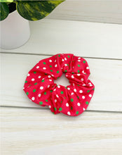 Load image into Gallery viewer, Holiday Dots Scrunchie
