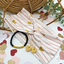 Load image into Gallery viewer, Hearts &amp; Stripes Front Knot Headband
