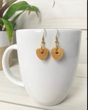 Load image into Gallery viewer, Little Gold Hearts Earrings
