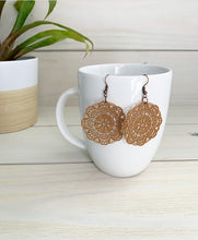 Load image into Gallery viewer, Copper Doilies Earrings
