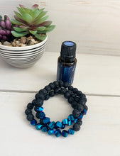 Load image into Gallery viewer, Royal Blue Shapes Diffuser Bracelet
