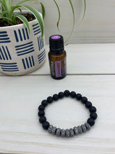 Load image into Gallery viewer, Silver Sparkle Diffuser Bracelet
