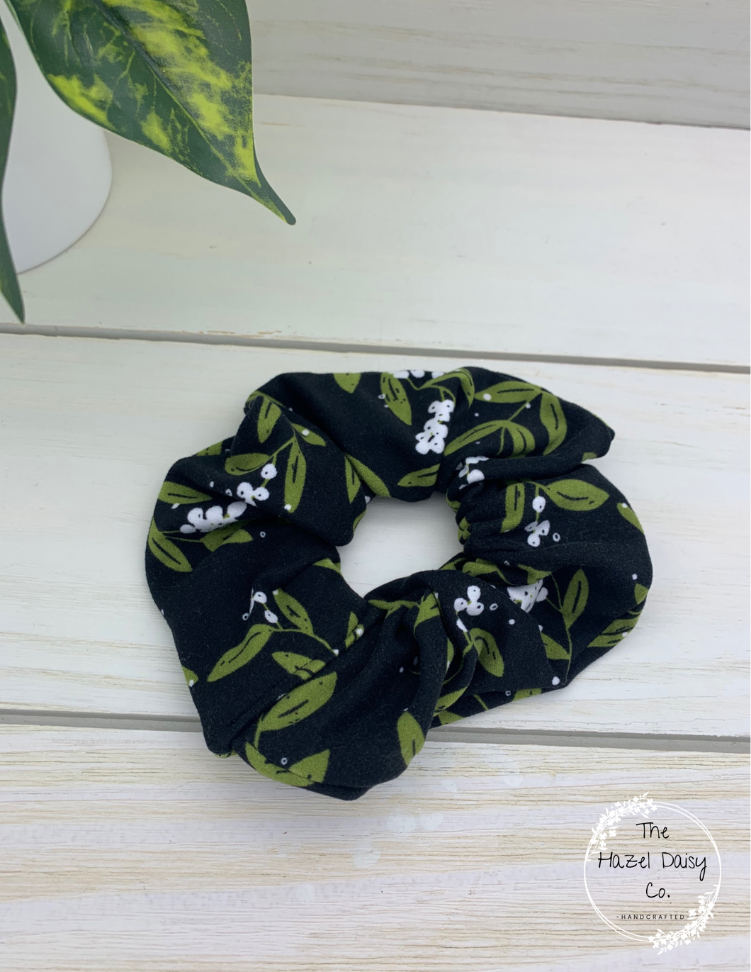 Olive Branches Scrunchie