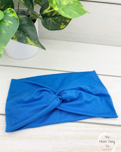 Load image into Gallery viewer, Pacific Blue Front Knot Headband

